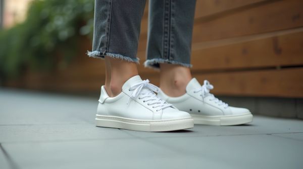 Osez le style avec des baskets blanches pour femme tendance